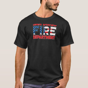 San Diego California Fire Rescue Department Firefi T-Shirt