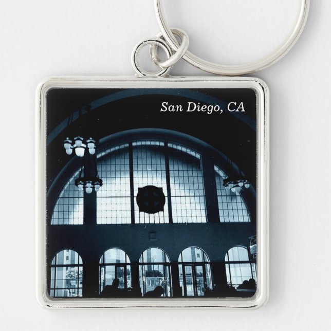 San Diego, California Keychain (Front)