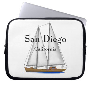 San Diego California Laptop Sleeve