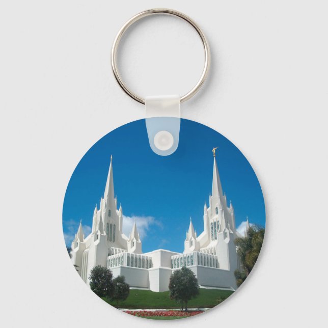 San Diego California LDS Temple Keychain (Front)