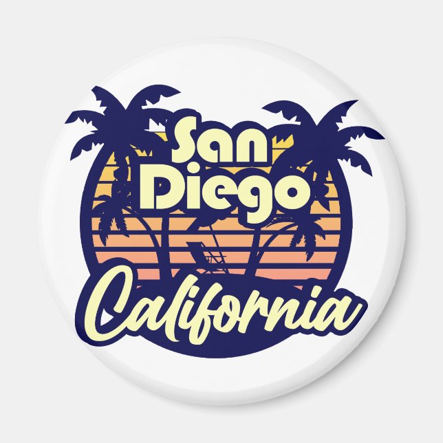 San Diego California Magnet (Front)