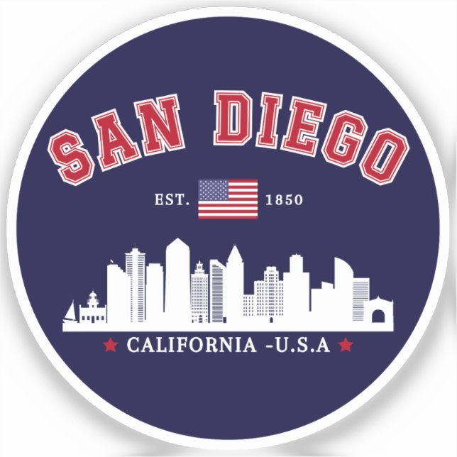 San Diego California Modern City (Front)