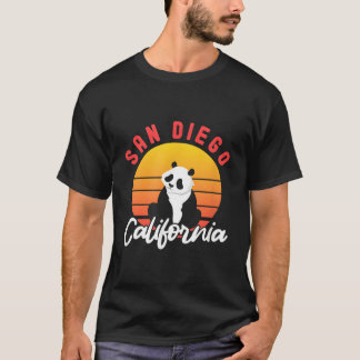 San Diego California Panda Bear T-Shirt