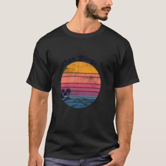 San Diego California Retro Vintage Souvenir T-Shirt