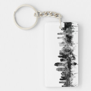 San Diego California Skyline Keychain
