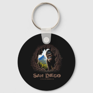 San Diego California Souvenir Hiking Keychain