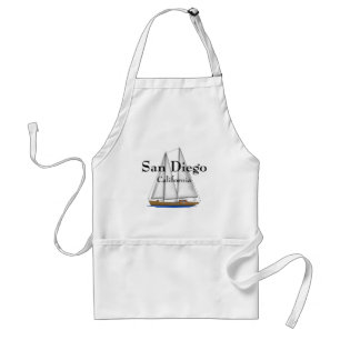 San Diego California Standard Apron