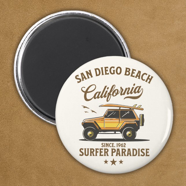 San Diego California Surfer Paradise Magnet (Creator Uploaded)