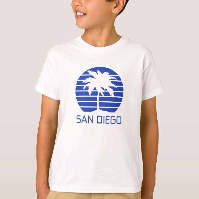 San Diego California  T-Shirt (Front)