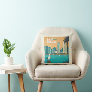 San Diego, California Throw Pillow