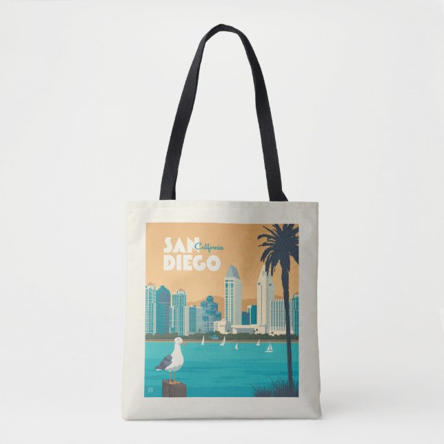 San Diego, California Tote Bag (Front)