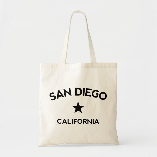San Diego California Tote Bag (Front)
