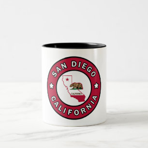 San Diego California Two-Tone Coffee Mug
