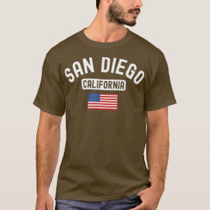 San Diego California USA Flag Vintage Cali Bear Sa T-Shirt