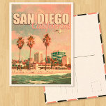 San Diego California Vintage Souvenirs 1950s Postcard<br><div class="desc">San Diego California. This Vintage design makes a great Christmas or Birthday gift for fans of San Diego Beach. The retro summer vibes design is a perfect gift for travel lovers and tropical destinations fans.</div>
