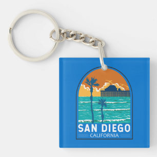 San Diego Californie Voyage Art Vintage