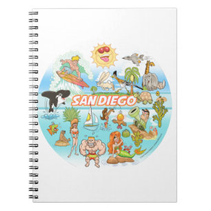 San Diego Cartoon Notebook