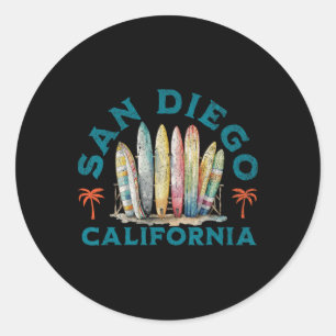 San Diego  Classic Round Sticker