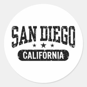 San Diego Classic Round Sticker