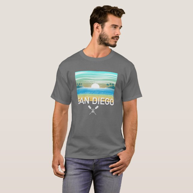 San Diego Design - Basic Dark T-Shirt (Front Full)