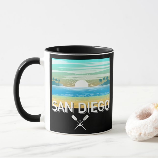 San Diego Design - Combo Mug (With Donut)
