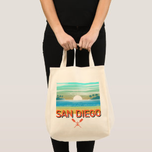 San Diego Design - Grocery Tote Bag