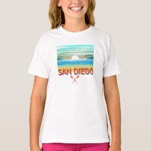 San Diego Design - T-shirt de base pour filles
