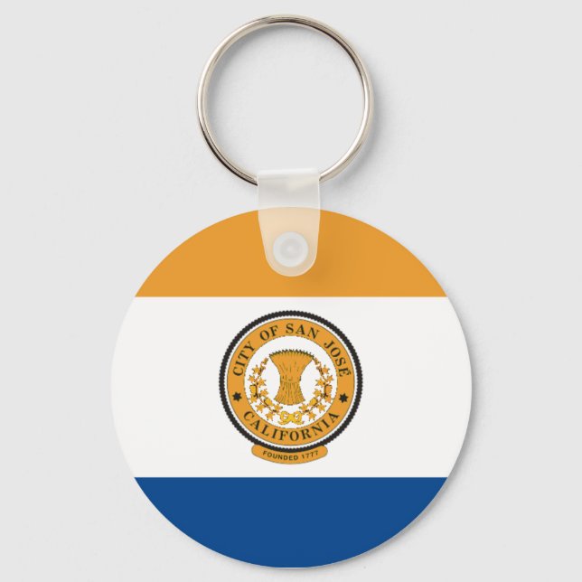San Diego Flag Keychain (Front)