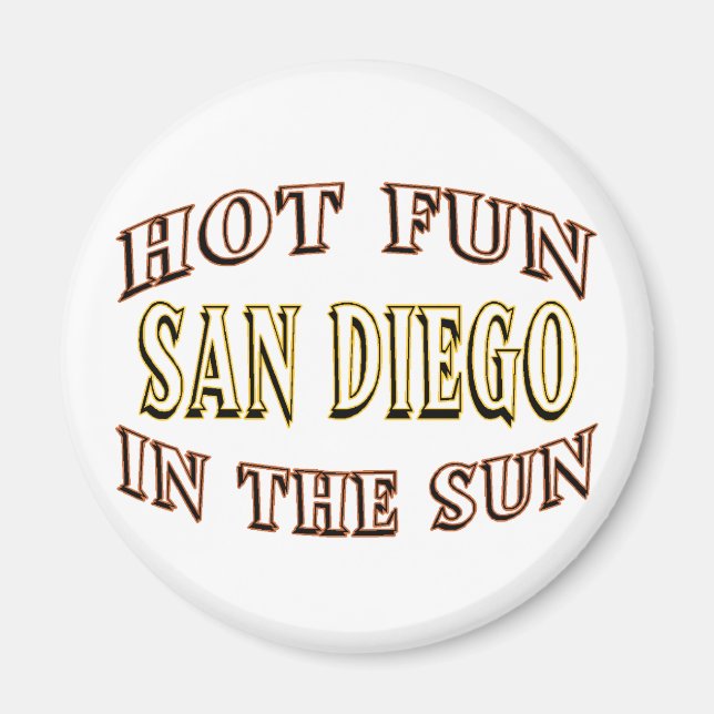 San Diego Fun Magnet (Front)