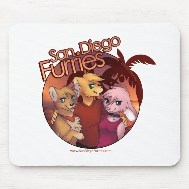 San Diego Furries Mouse Pad (Front)