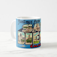 San Diego Greeting Postcard Mug