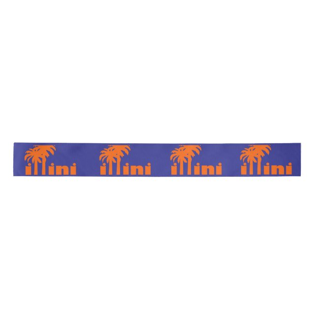 San Diego Illini Ribbon Satin Ribbon (Front)
