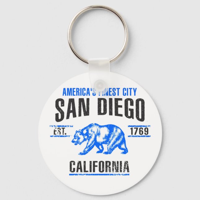 San Diego Keychain (Front)