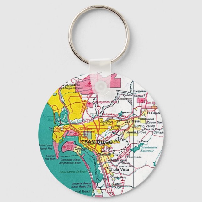 San Diego Keychain (Front)