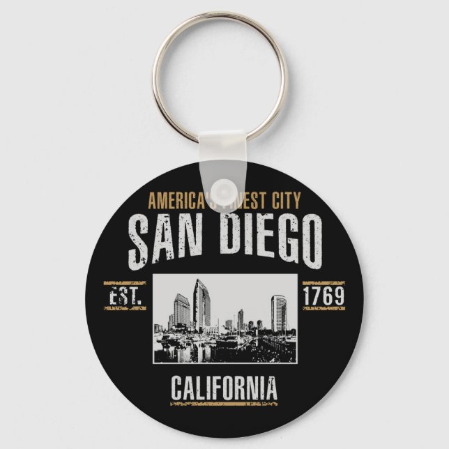 San Diego Keychain (Front)