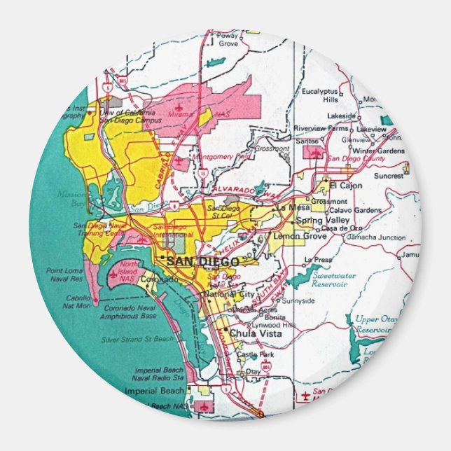 San Diego Magnet (Front)