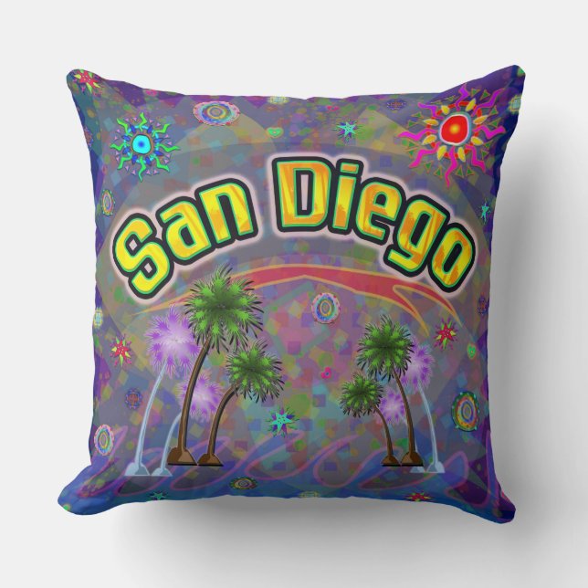 San Diego Noble Voyage Pillow (Front)
