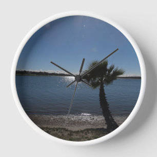 San Diego Palm Tree Wall Clock