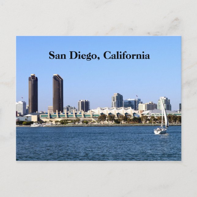 San Diego Post Card | Bay View (Front)