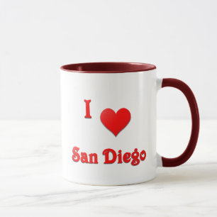 San Diego -- Red Mug