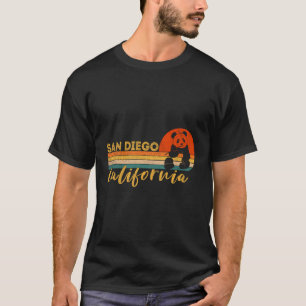 San Diego Retro Panda Zoo California Vintage T-Shirt