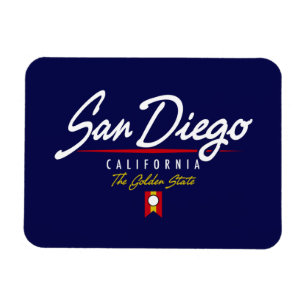 San Diego Script Magnet