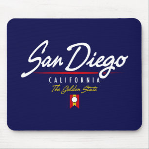 San Diego Script Mouse Pad