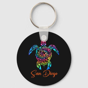San Diego Sea Turtle Family Vacation Summer 2025 Keychain