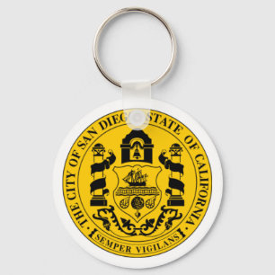 San Diego Seal Keychain