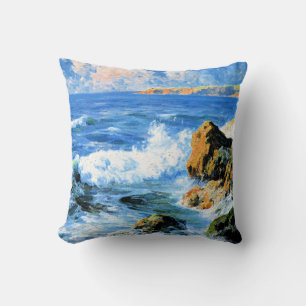 San Diego Shores, fine art, Throw Pillow