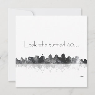 SAN DIEGO SKYLINE - Invitation