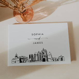 San Diego Skyline Mariage livre d'hôtes