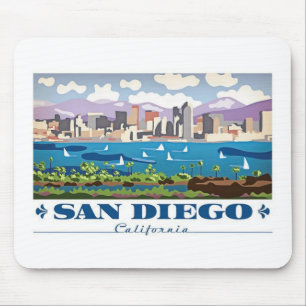 San Diego Skyline Mouse Pad