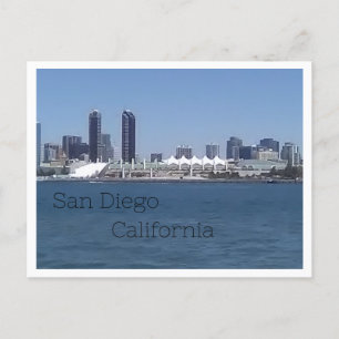 San Diego Skyline Postcard